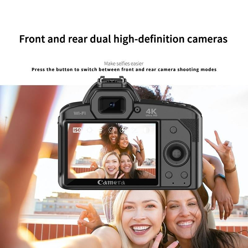 Appareil Photo Numérique Double Caméra Vision Nocturne 64 Millions Pixels Haute Définition WIFI Sans Carte Mémoire